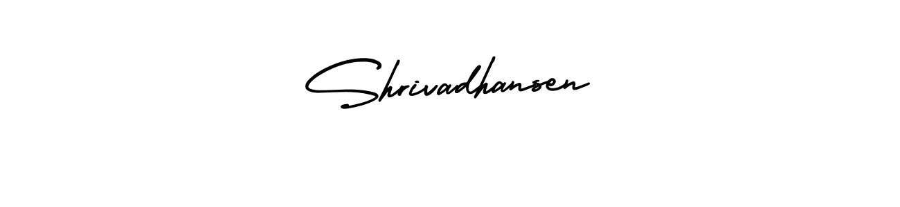 Also You can easily find your signature by using the search form. We will create Shrivadhansen name handwritten signature images for you free of cost using AmerikaSignatureDemo-Regular sign style. Shrivadhansen signature style 3 images and pictures png