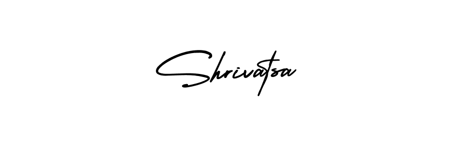 Shrivatsa stylish signature style. Best Handwritten Sign (AmerikaSignatureDemo-Regular) for my name. Handwritten Signature Collection Ideas for my name Shrivatsa. Shrivatsa signature style 3 images and pictures png