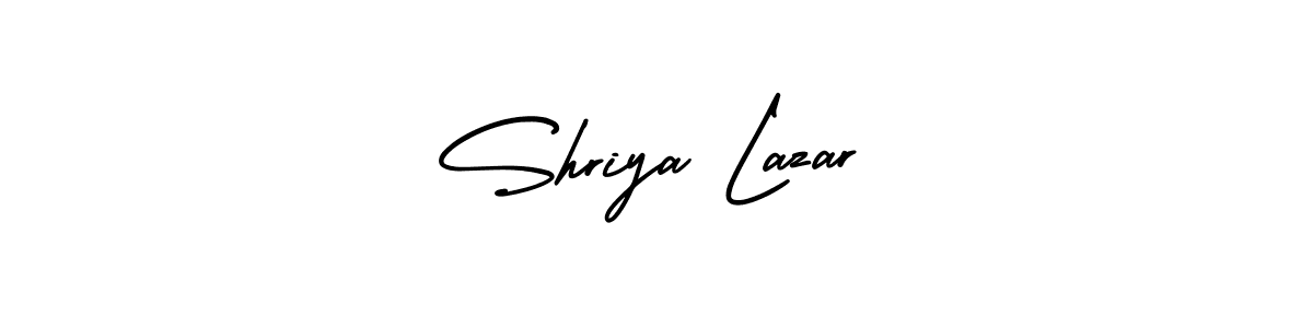 Make a short Shriya Lazar signature style. Manage your documents anywhere anytime using AmerikaSignatureDemo-Regular. Create and add eSignatures, submit forms, share and send files easily. Shriya Lazar signature style 3 images and pictures png