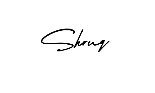 Make a beautiful signature design for name Shruq. With this signature (AmerikaSignatureDemo-Regular) style, you can create a handwritten signature for free. Shruq signature style 3 images and pictures png