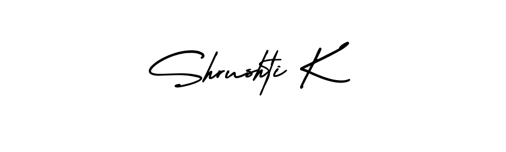 Check out images of Autograph of Shrushti K name. Actor Shrushti K Signature Style. AmerikaSignatureDemo-Regular is a professional sign style online. Shrushti K signature style 3 images and pictures png