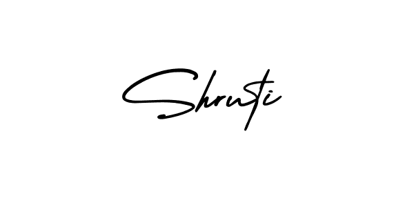 Use a signature maker to create a handwritten signature online. With this signature software, you can design (AmerikaSignatureDemo-Regular) your own signature for name Shruti. Shruti signature style 3 images and pictures png