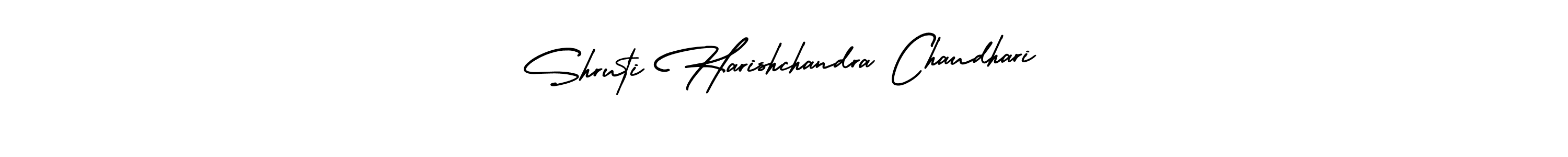 Also we have Shruti Harishchandra Chaudhari name is the best signature style. Create professional handwritten signature collection using AmerikaSignatureDemo-Regular autograph style. Shruti Harishchandra Chaudhari signature style 3 images and pictures png