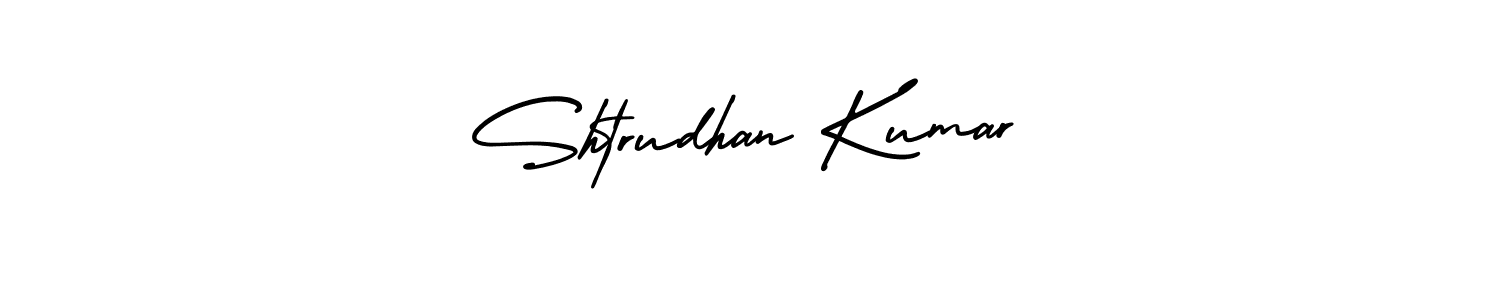 Design your own signature with our free online signature maker. With this signature software, you can create a handwritten (AmerikaSignatureDemo-Regular) signature for name Shtrudhan Kumar. Shtrudhan Kumar signature style 3 images and pictures png