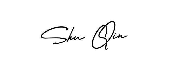 Best and Professional Signature Style for Shu Qin. AmerikaSignatureDemo-Regular Best Signature Style Collection. Shu Qin signature style 3 images and pictures png