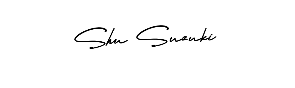 Make a short Shu Suzuki signature style. Manage your documents anywhere anytime using AmerikaSignatureDemo-Regular. Create and add eSignatures, submit forms, share and send files easily. Shu Suzuki signature style 3 images and pictures png