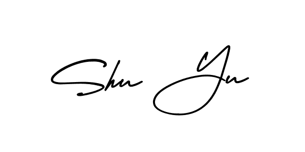 AmerikaSignatureDemo-Regular is a professional signature style that is perfect for those who want to add a touch of class to their signature. It is also a great choice for those who want to make their signature more unique. Get Shu Yu name to fancy signature for free. Shu Yu signature style 3 images and pictures png