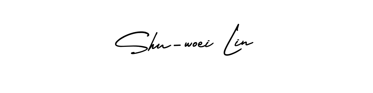 Design your own signature with our free online signature maker. With this signature software, you can create a handwritten (AmerikaSignatureDemo-Regular) signature for name Shu-woei Lin. Shu-woei Lin signature style 3 images and pictures png