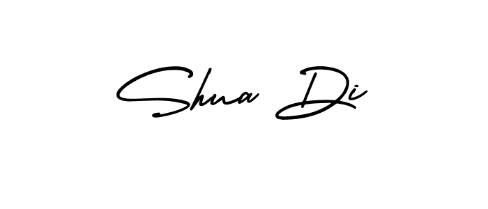 Similarly AmerikaSignatureDemo-Regular is the best handwritten signature design. Signature creator online .You can use it as an online autograph creator for name Shua Di. Shua Di signature style 3 images and pictures png