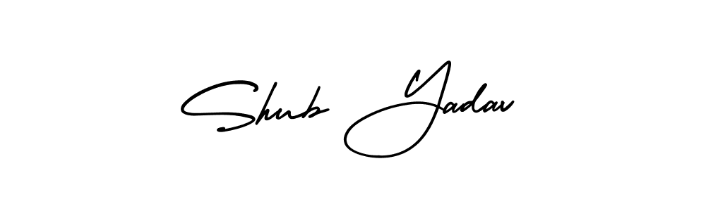 Best and Professional Signature Style for Shub Yadav. AmerikaSignatureDemo-Regular Best Signature Style Collection. Shub Yadav signature style 3 images and pictures png