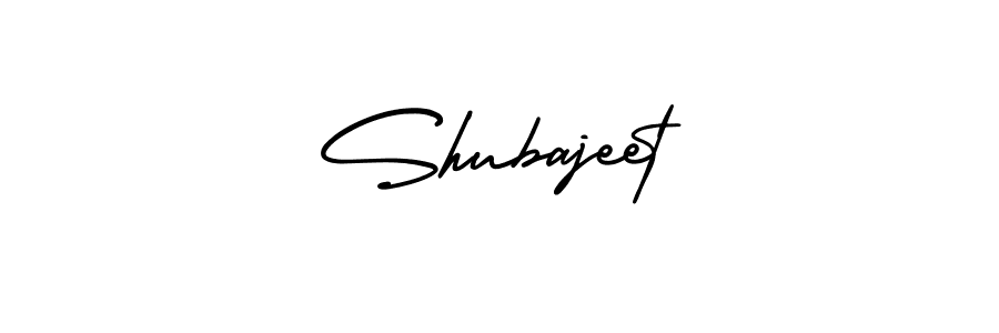 How to make Shubajeet signature? AmerikaSignatureDemo-Regular is a professional autograph style. Create handwritten signature for Shubajeet name. Shubajeet signature style 3 images and pictures png
