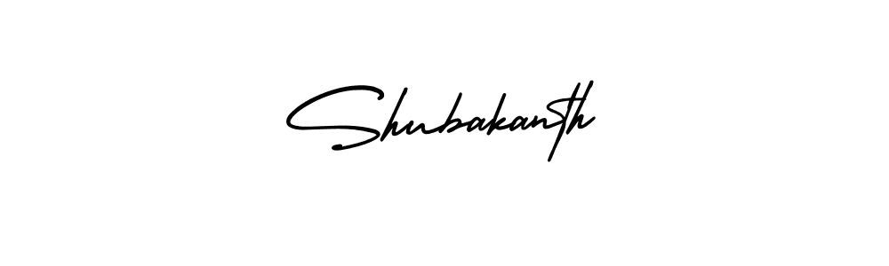 Make a beautiful signature design for name Shubakanth. Use this online signature maker to create a handwritten signature for free. Shubakanth signature style 3 images and pictures png