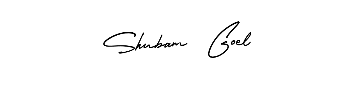 Shubam  Goel stylish signature style. Best Handwritten Sign (AmerikaSignatureDemo-Regular) for my name. Handwritten Signature Collection Ideas for my name Shubam  Goel. Shubam  Goel signature style 3 images and pictures png
