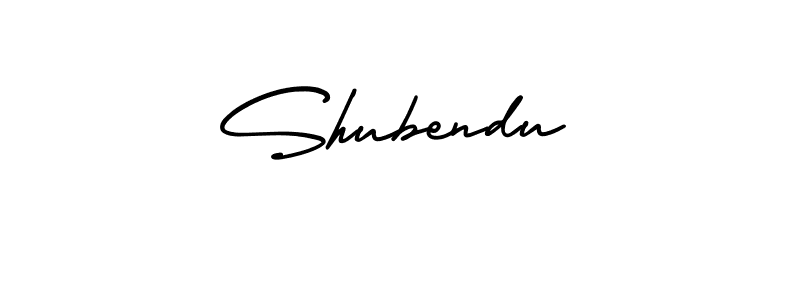 How to make Shubendu signature? AmerikaSignatureDemo-Regular is a professional autograph style. Create handwritten signature for Shubendu name. Shubendu signature style 3 images and pictures png