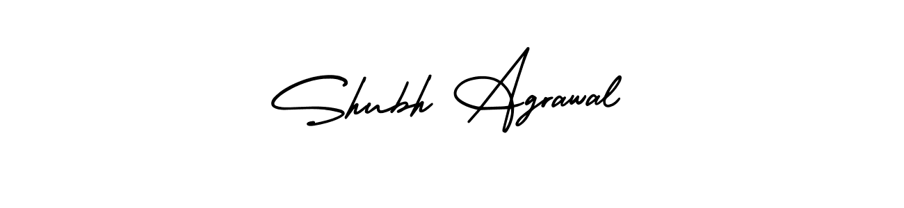 Create a beautiful signature design for name Shubh Agrawal. With this signature (AmerikaSignatureDemo-Regular) fonts, you can make a handwritten signature for free. Shubh Agrawal signature style 3 images and pictures png