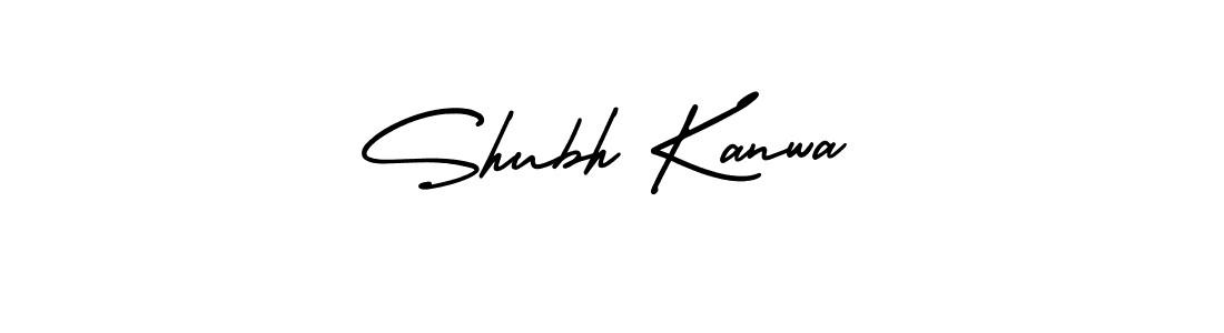 The best way (AmerikaSignatureDemo-Regular) to make a short signature is to pick only two or three words in your name. The name Shubh Kanwa include a total of six letters. For converting this name. Shubh Kanwa signature style 3 images and pictures png