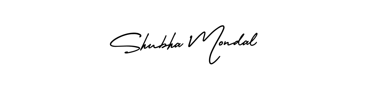 Design your own signature with our free online signature maker. With this signature software, you can create a handwritten (AmerikaSignatureDemo-Regular) signature for name Shubha Mondal. Shubha Mondal signature style 3 images and pictures png