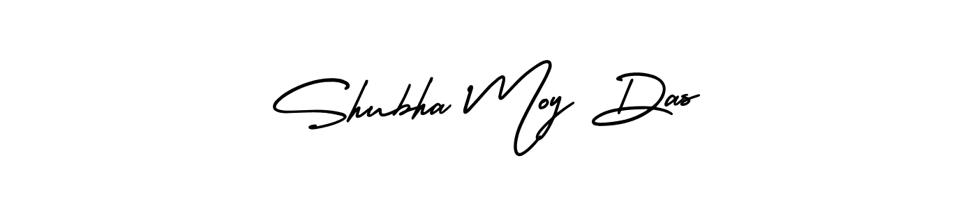 How to make Shubha Moy Das name signature. Use AmerikaSignatureDemo-Regular style for creating short signs online. This is the latest handwritten sign. Shubha Moy Das signature style 3 images and pictures png