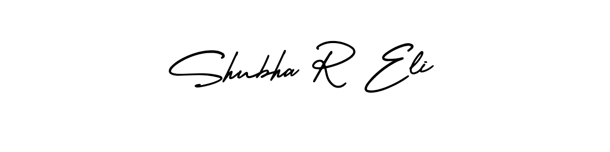 This is the best signature style for the Shubha R Eli name. Also you like these signature font (AmerikaSignatureDemo-Regular). Mix name signature. Shubha R Eli signature style 3 images and pictures png