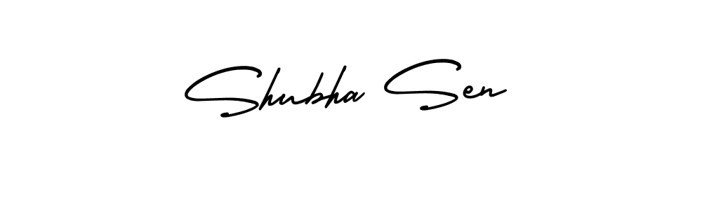 Make a beautiful signature design for name Shubha Sen. With this signature (AmerikaSignatureDemo-Regular) style, you can create a handwritten signature for free. Shubha Sen signature style 3 images and pictures png
