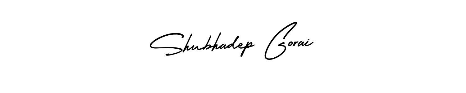 Create a beautiful signature design for name Shubhadep Gorai. With this signature (AmerikaSignatureDemo-Regular) fonts, you can make a handwritten signature for free. Shubhadep Gorai signature style 3 images and pictures png