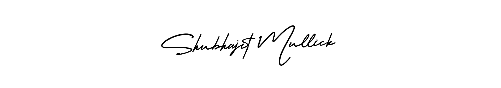 How to make Shubhajit Mullick signature? AmerikaSignatureDemo-Regular is a professional autograph style. Create handwritten signature for Shubhajit Mullick name. Shubhajit Mullick signature style 3 images and pictures png