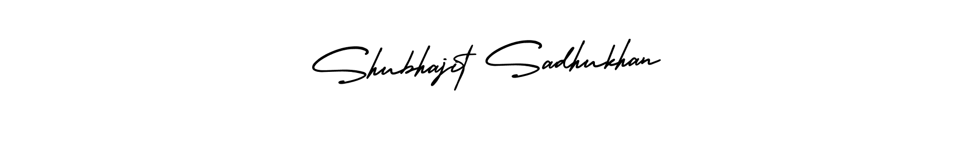 Use a signature maker to create a handwritten signature online. With this signature software, you can design (AmerikaSignatureDemo-Regular) your own signature for name Shubhajit Sadhukhan. Shubhajit Sadhukhan signature style 3 images and pictures png