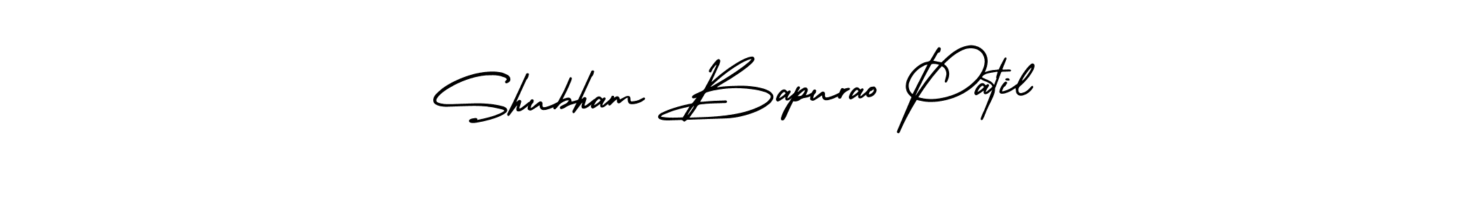 Shubham Bapurao Patil stylish signature style. Best Handwritten Sign (AmerikaSignatureDemo-Regular) for my name. Handwritten Signature Collection Ideas for my name Shubham Bapurao Patil. Shubham Bapurao Patil signature style 3 images and pictures png