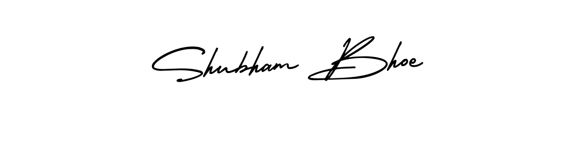 Design your own signature with our free online signature maker. With this signature software, you can create a handwritten (AmerikaSignatureDemo-Regular) signature for name Shubham Bhoe. Shubham Bhoe signature style 3 images and pictures png