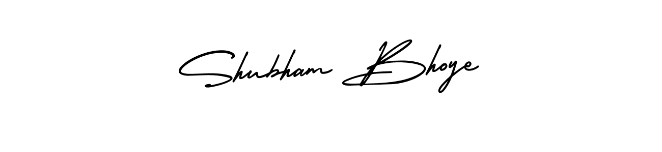 Create a beautiful signature design for name Shubham Bhoye. With this signature (AmerikaSignatureDemo-Regular) fonts, you can make a handwritten signature for free. Shubham Bhoye signature style 3 images and pictures png