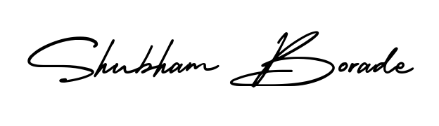 You can use this online signature creator to create a handwritten signature for the name Shubham Borade. This is the best online autograph maker. Shubham Borade signature style 3 images and pictures png