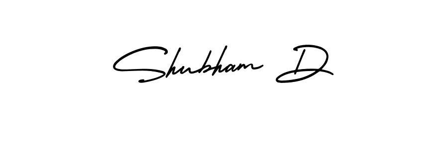 Make a beautiful signature design for name Shubham D. Use this online signature maker to create a handwritten signature for free. Shubham D signature style 3 images and pictures png