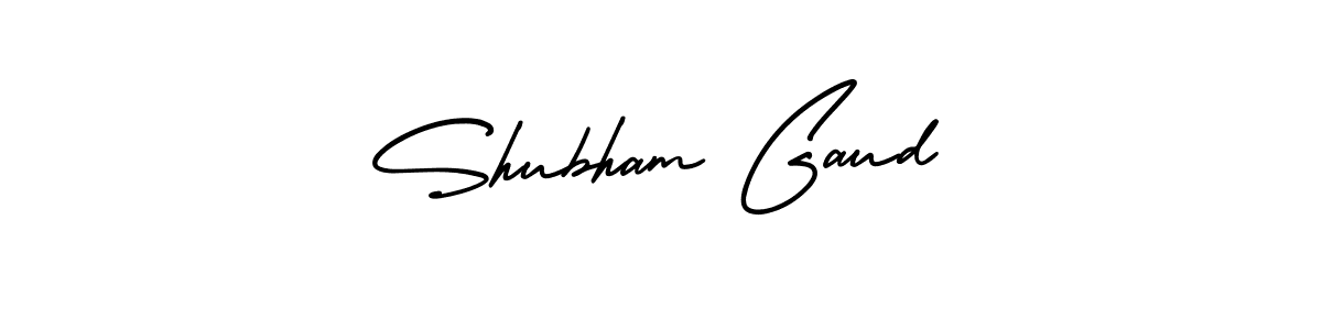 It looks lik you need a new signature style for name Shubham Gaud. Design unique handwritten (AmerikaSignatureDemo-Regular) signature with our free signature maker in just a few clicks. Shubham Gaud signature style 3 images and pictures png
