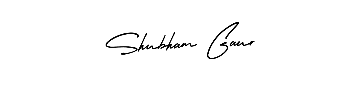 Create a beautiful signature design for name Shubham Gaur. With this signature (AmerikaSignatureDemo-Regular) fonts, you can make a handwritten signature for free. Shubham Gaur signature style 3 images and pictures png