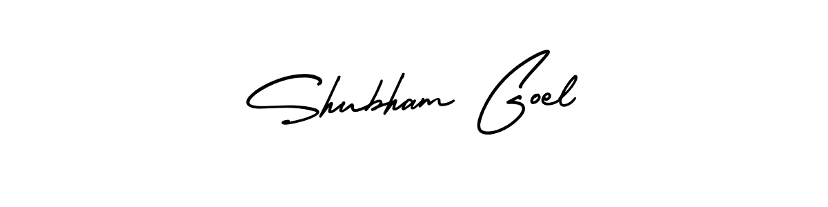 Shubham Goel stylish signature style. Best Handwritten Sign (AmerikaSignatureDemo-Regular) for my name. Handwritten Signature Collection Ideas for my name Shubham Goel. Shubham Goel signature style 3 images and pictures png