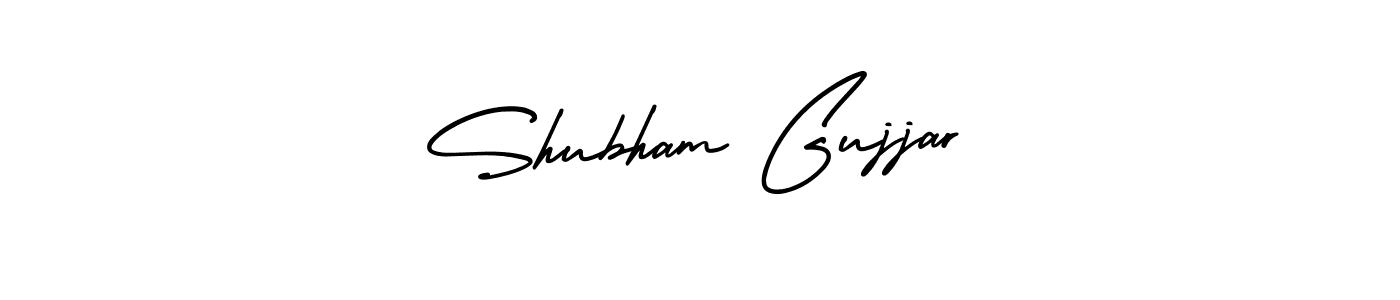 Also You can easily find your signature by using the search form. We will create Shubham Gujjar name handwritten signature images for you free of cost using AmerikaSignatureDemo-Regular sign style. Shubham Gujjar signature style 3 images and pictures png
