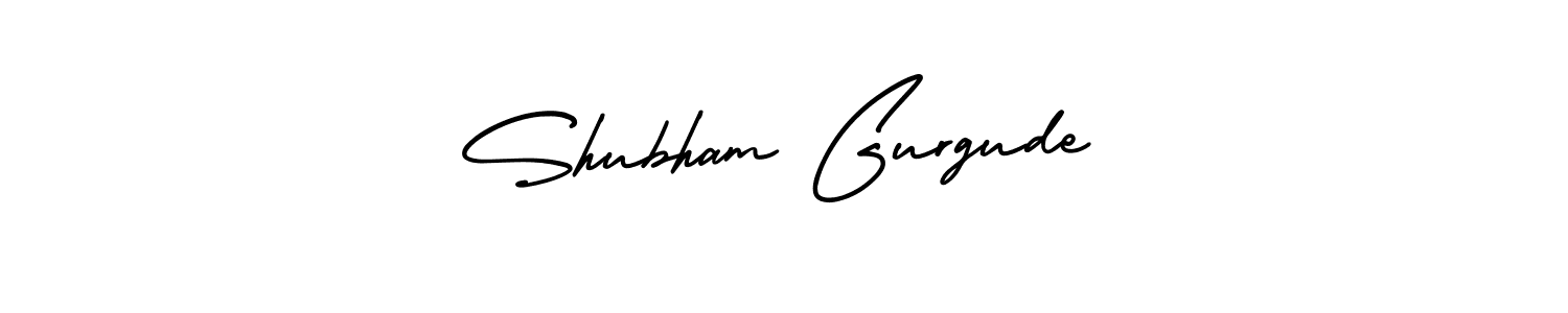 Best and Professional Signature Style for Shubham Gurgude. AmerikaSignatureDemo-Regular Best Signature Style Collection. Shubham Gurgude signature style 3 images and pictures png