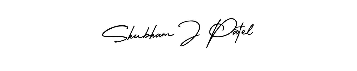 Similarly AmerikaSignatureDemo-Regular is the best handwritten signature design. Signature creator online .You can use it as an online autograph creator for name Shubham J Patel. Shubham J Patel signature style 3 images and pictures png