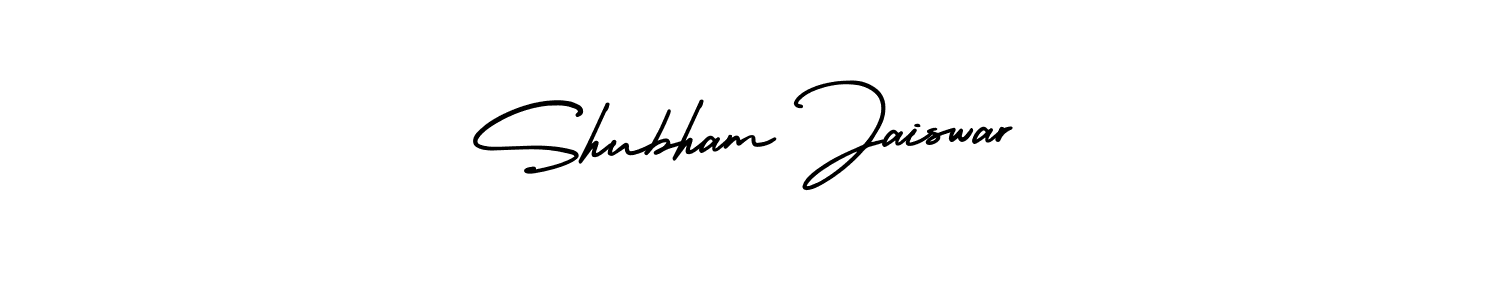 The best way (AmerikaSignatureDemo-Regular) to make a short signature is to pick only two or three words in your name. The name Shubham Jaiswar include a total of six letters. For converting this name. Shubham Jaiswar signature style 3 images and pictures png