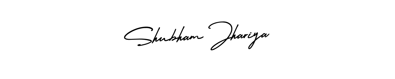It looks lik you need a new signature style for name Shubham Jhariya. Design unique handwritten (AmerikaSignatureDemo-Regular) signature with our free signature maker in just a few clicks. Shubham Jhariya signature style 3 images and pictures png