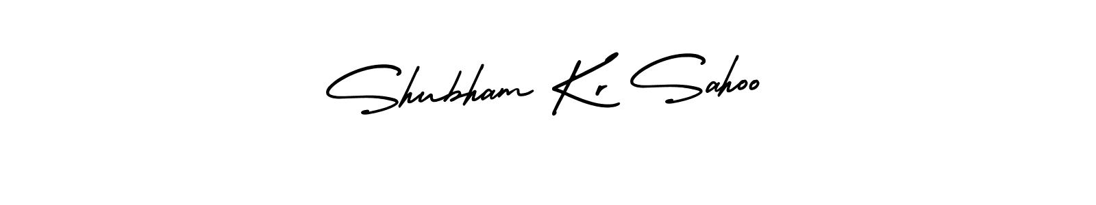 How to Draw Shubham Kr Sahoo signature style? AmerikaSignatureDemo-Regular is a latest design signature styles for name Shubham Kr Sahoo. Shubham Kr Sahoo signature style 3 images and pictures png