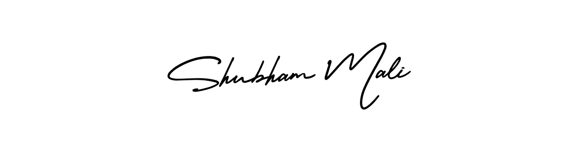 Use a signature maker to create a handwritten signature online. With this signature software, you can design (AmerikaSignatureDemo-Regular) your own signature for name Shubham Mali. Shubham Mali signature style 3 images and pictures png