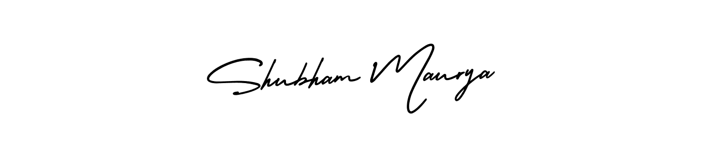 Design your own signature with our free online signature maker. With this signature software, you can create a handwritten (AmerikaSignatureDemo-Regular) signature for name Shubham Maurya. Shubham Maurya signature style 3 images and pictures png