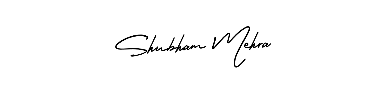 It looks lik you need a new signature style for name Shubham Mehra. Design unique handwritten (AmerikaSignatureDemo-Regular) signature with our free signature maker in just a few clicks. Shubham Mehra signature style 3 images and pictures png