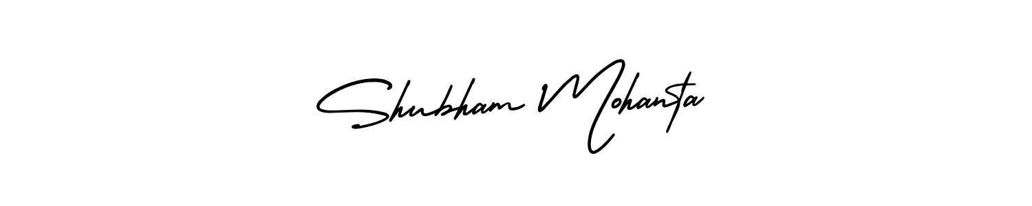 How to make Shubham Mohanta signature? AmerikaSignatureDemo-Regular is a professional autograph style. Create handwritten signature for Shubham Mohanta name. Shubham Mohanta signature style 3 images and pictures png