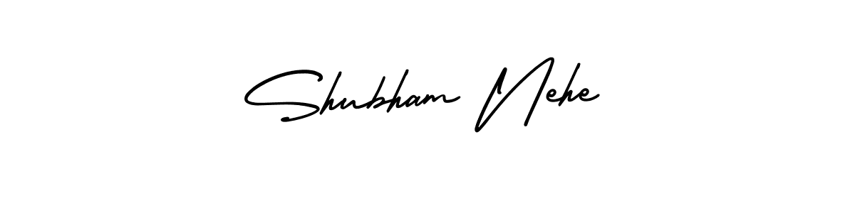 AmerikaSignatureDemo-Regular is a professional signature style that is perfect for those who want to add a touch of class to their signature. It is also a great choice for those who want to make their signature more unique. Get Shubham Nehe name to fancy signature for free. Shubham Nehe signature style 3 images and pictures png