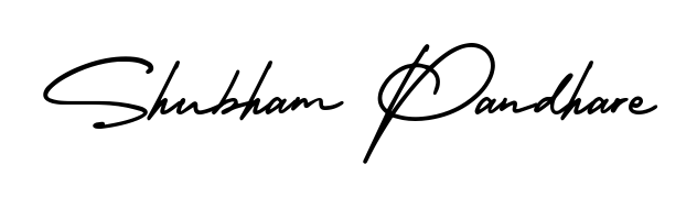 Design your own signature with our free online signature maker. With this signature software, you can create a handwritten (AmerikaSignatureDemo-Regular) signature for name Shubham Pandhare. Shubham Pandhare signature style 3 images and pictures png