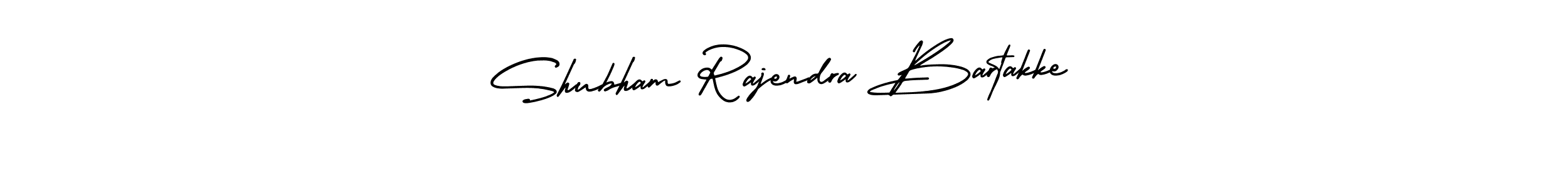 Shubham Rajendra Bartakke stylish signature style. Best Handwritten Sign (AmerikaSignatureDemo-Regular) for my name. Handwritten Signature Collection Ideas for my name Shubham Rajendra Bartakke. Shubham Rajendra Bartakke signature style 3 images and pictures png