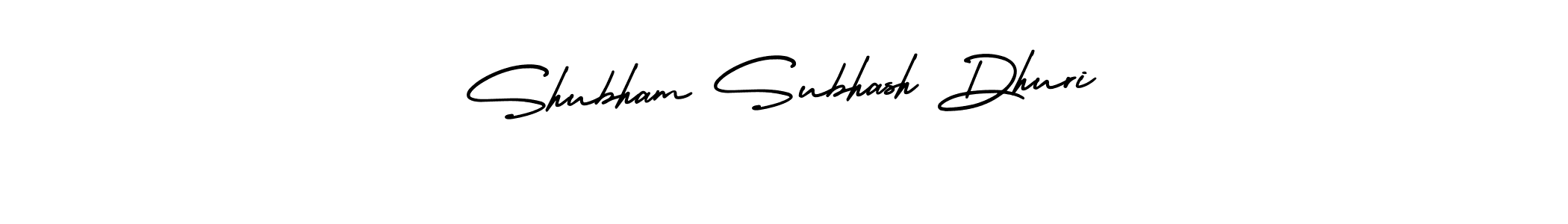 It looks lik you need a new signature style for name Shubham Subhash Dhuri. Design unique handwritten (AmerikaSignatureDemo-Regular) signature with our free signature maker in just a few clicks. Shubham Subhash Dhuri signature style 3 images and pictures png