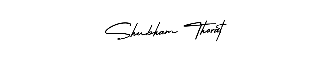 How to make Shubham Thorat signature? AmerikaSignatureDemo-Regular is a professional autograph style. Create handwritten signature for Shubham Thorat name. Shubham Thorat signature style 3 images and pictures png